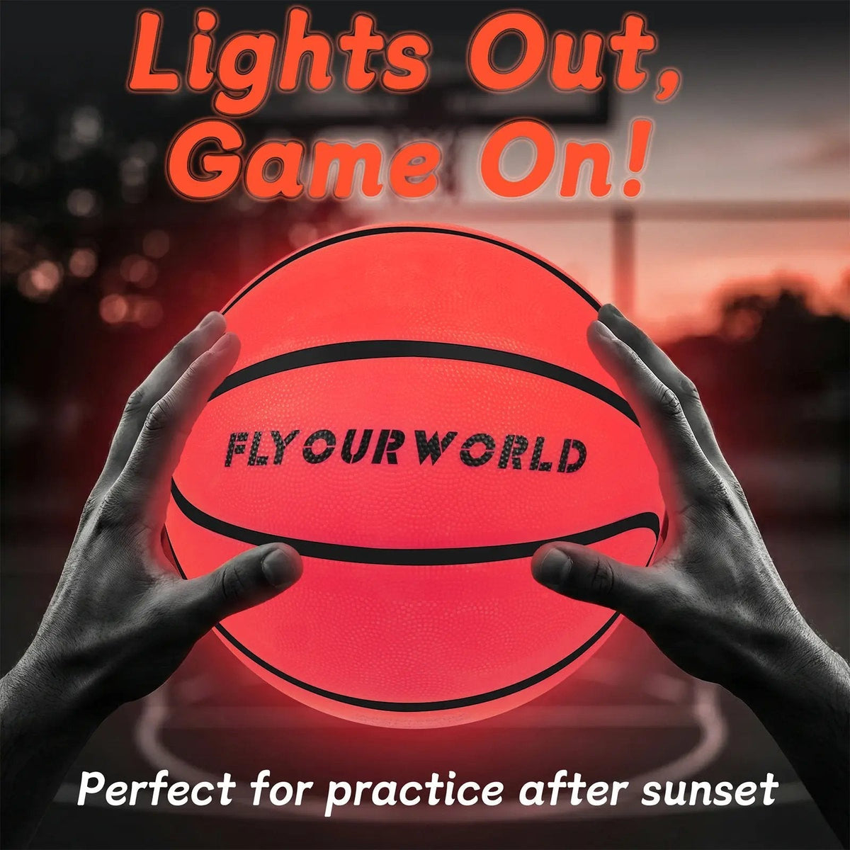🏀 LED Light-Up Basketball – Make Every Bounce Glow At Night ✨