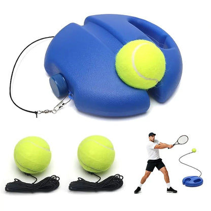 🎾💥Solo Tennis Practice Rebounder – 2-Piece Trainer with Balls