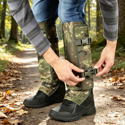 🐍 Snake-Resistant Leg Gaiters – Adjustable, Abrasion-Resistant for Hunting & Hiking