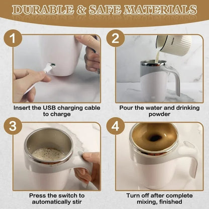⚡Automatic Magnetic Stirring Coffee Mug