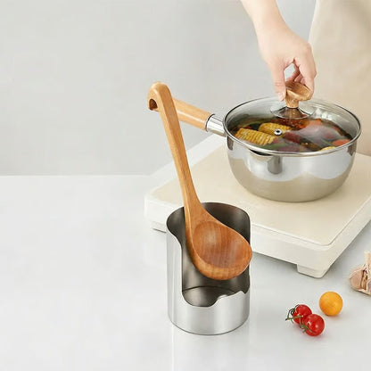 🧑‍🍳 Multi-Functional Kitchen Utensil Holder – Holds pot lids, spatulas & cutting boards. Thickened stainless steel, space‑saving. 🛡️✨