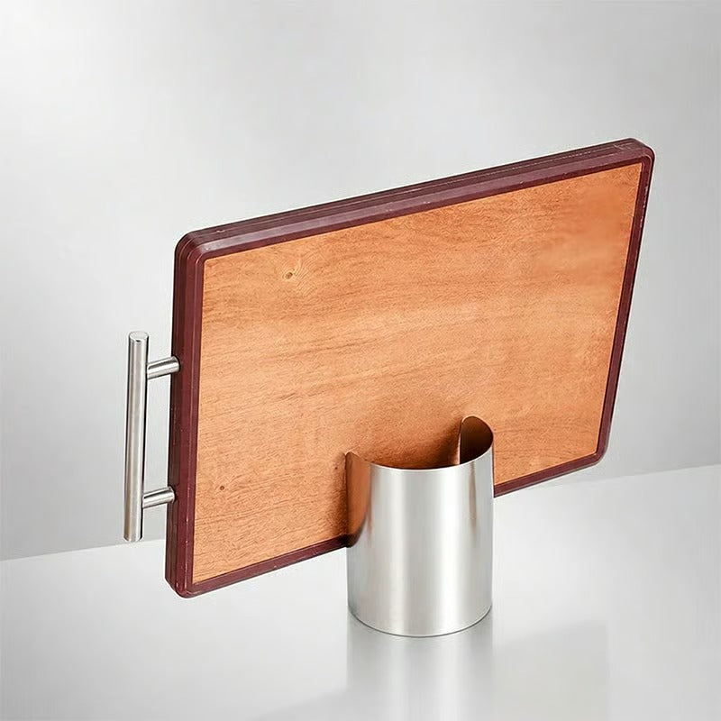 🧑‍🍳 Multi-Functional Kitchen Utensil Holder – Holds pot lids, spatulas & cutting boards. Thickened stainless steel, space‑saving. 🛡️✨