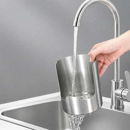 🧑‍🍳 Multi-Functional Kitchen Utensil Holder – Holds pot lids, spatulas & cutting boards. Thickened stainless steel, space‑saving. 🛡️✨
