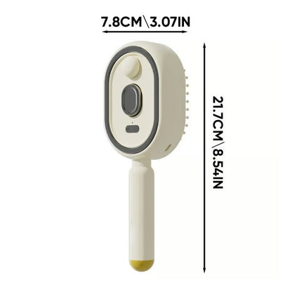 💆‍♀️ 3-in-1 Spray Comb – Mist + Massage + Red Light, Anti-Frizz, Detangling