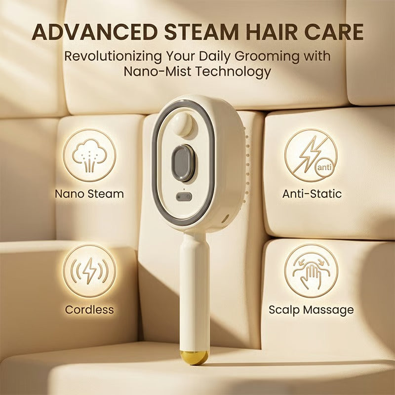 🎁2026 Hot Sales 50% OFF-⚡Electric Spray Air Cushion Massage Comb
