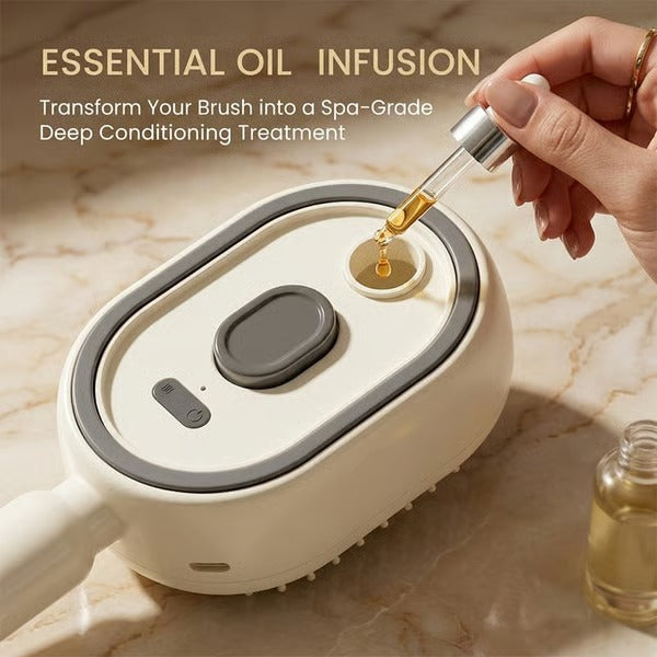 ✨ Electric Spray Comb – Nano Mist, Anti-Static, Scalp Massage