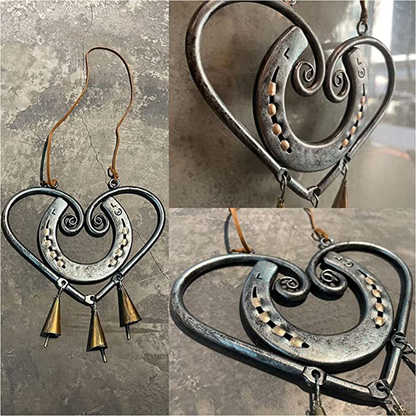 💥LAST DAY 49% OFF🔥The Horseshoe Heart Wind Chime
