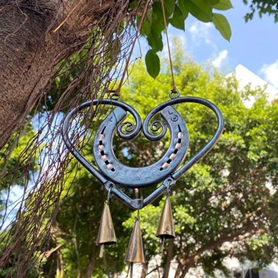 💥LAST DAY 49% OFF🔥The Horseshoe Heart Wind Chime