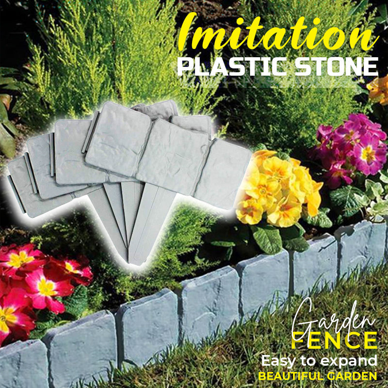 🔥50% OFF🔥Faux Stone Garden Edging Border – Natural Rock Look Landscape Edge