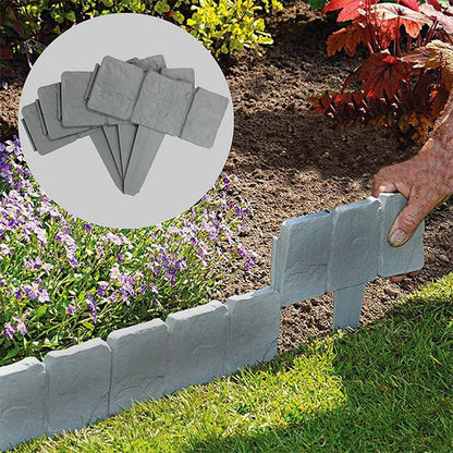 🔥50% OFF🔥Faux Stone Garden Edging Border – Natural Rock Look Landscape Edge
