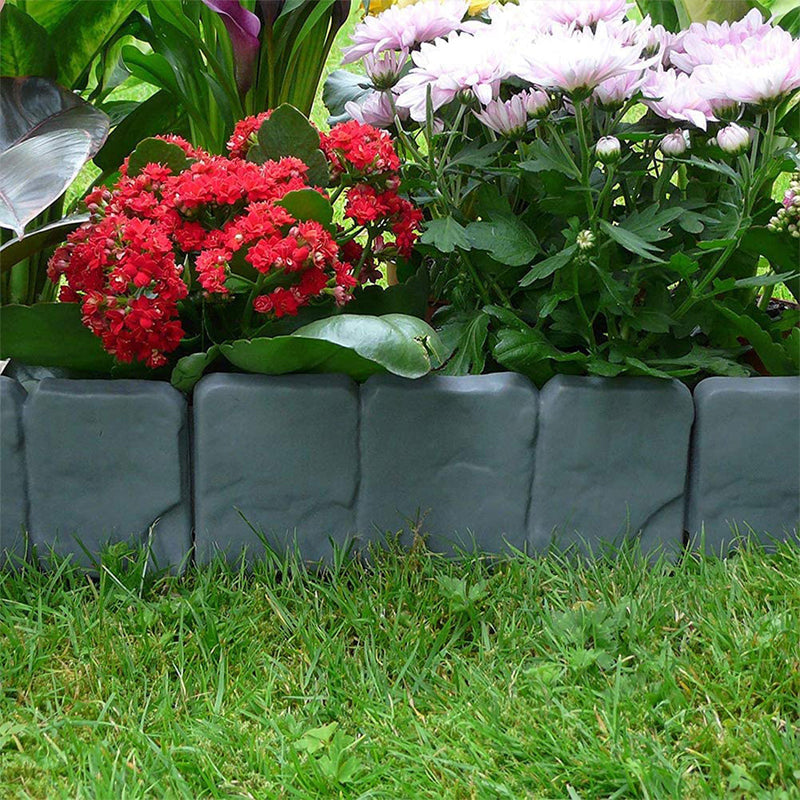 🔥50% OFF🔥Faux Stone Garden Edging Border – Natural Rock Look Landscape Edge