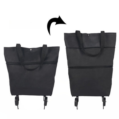 ⚡LAST DAY-50% OFF🔥 2 in 1 Foldable Shopping Cart