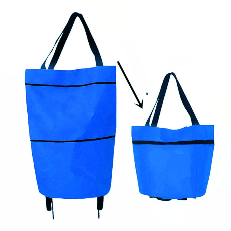 ⚡LAST DAY-50% OFF🔥 2 in 1 Foldable Shopping Cart