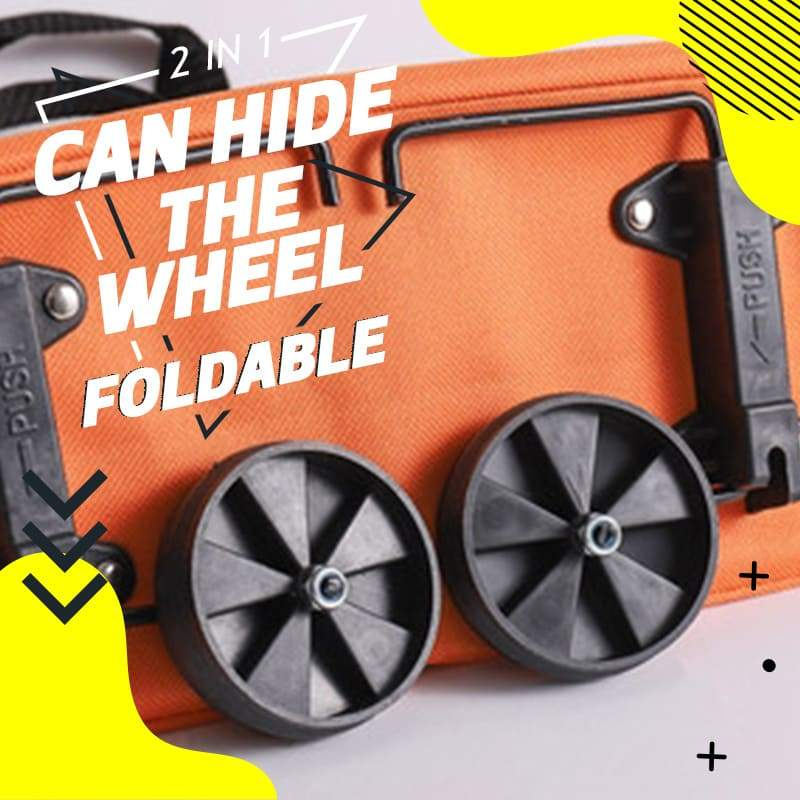 ⚡LAST DAY-50% OFF🔥 2 in 1 Foldable Shopping Cart