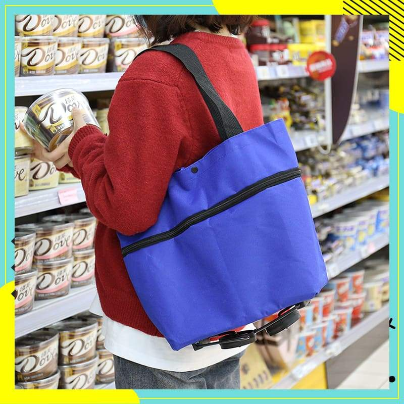⚡LAST DAY-50% OFF🔥 2 in 1 Foldable Shopping Cart